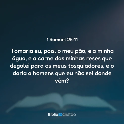 1 Samuel 25:11