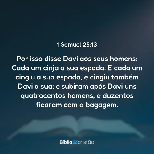 1 Samuel 25:13