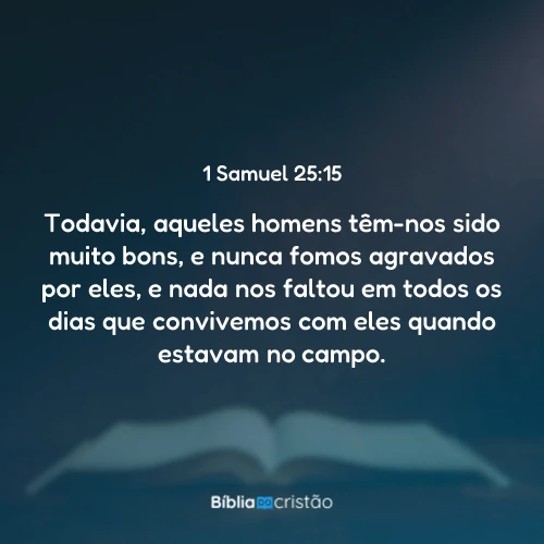 1 Samuel 25:15