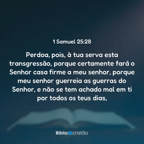 1 Samuel 25:28