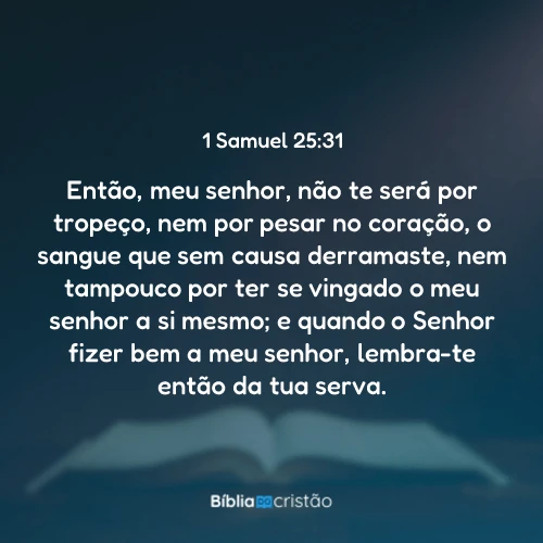 1 Samuel 25:31