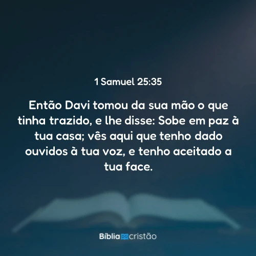 1 Samuel 25:35