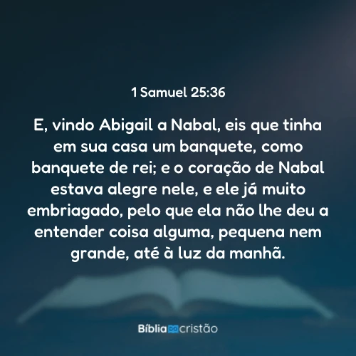 1 Samuel 25:36