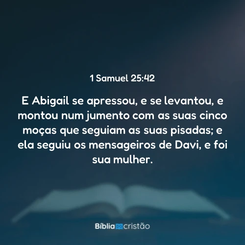 1 Samuel 25:42