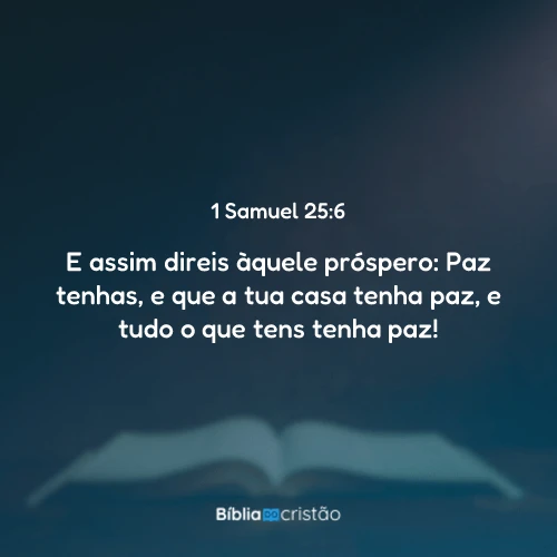 1 Samuel 25:6