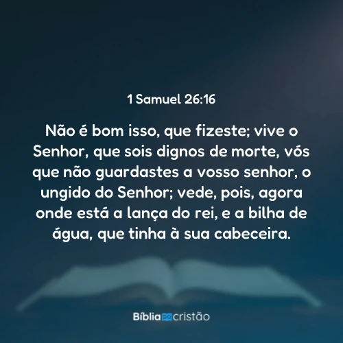 1 Samuel 26:16