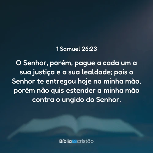 1 Samuel 26:23