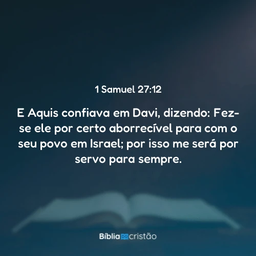 1 Samuel 27:12