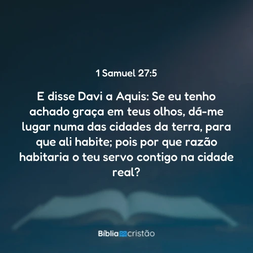 1 Samuel 27:5