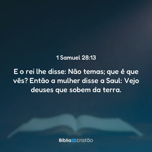 1 Samuel 28:13