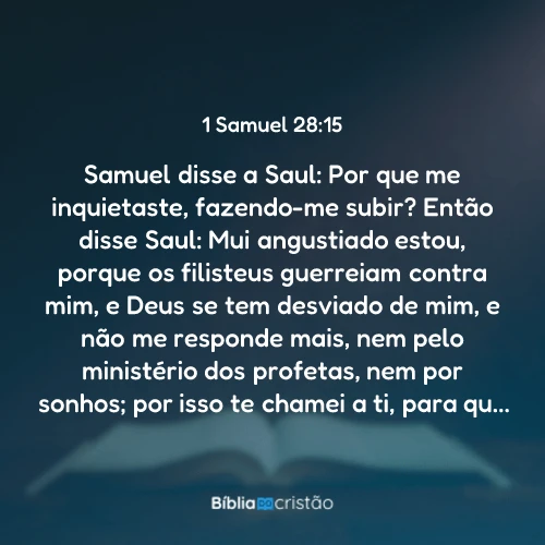 1 Samuel 28:15