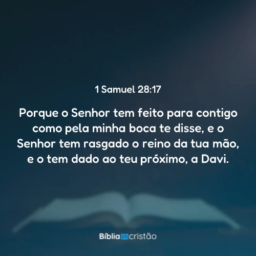 1 Samuel 28:17