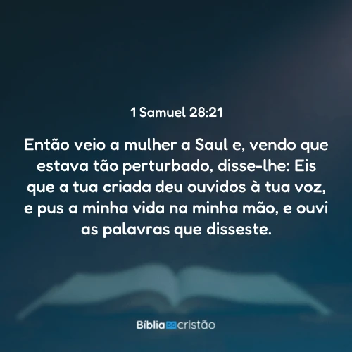 1 Samuel 28:21