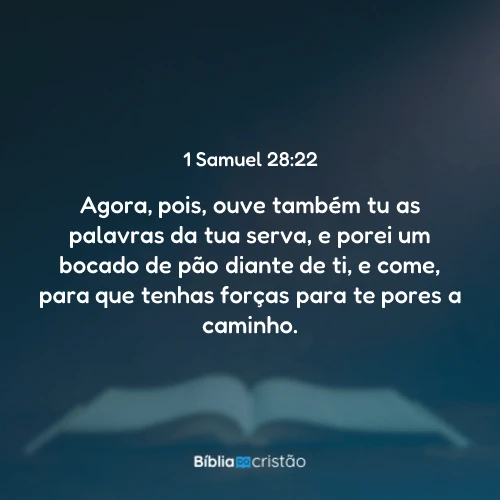 1 Samuel 28:22