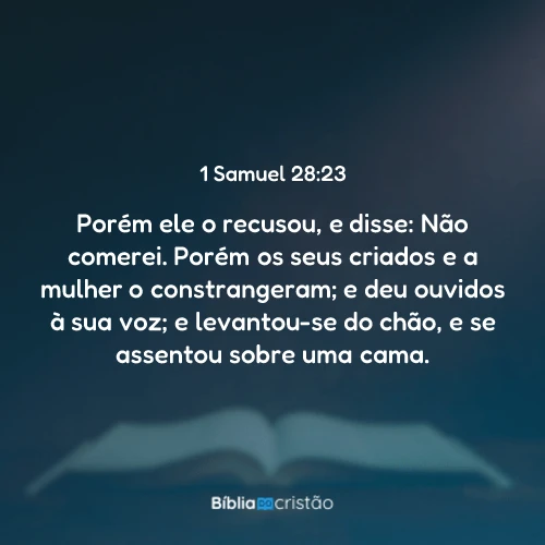 1 Samuel 28:23