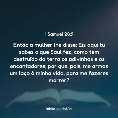 1 Samuel 28:9