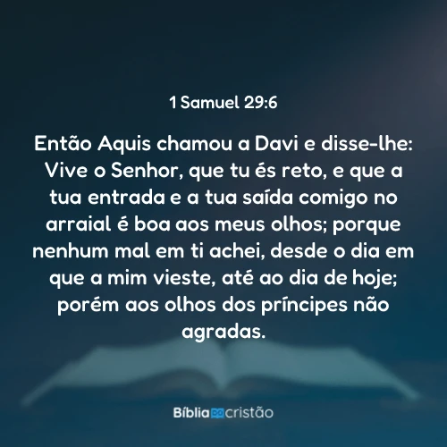 1 Samuel 29:6
