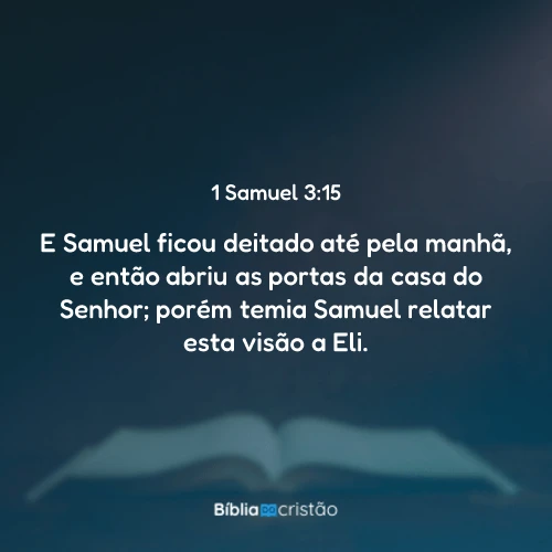 1 Samuel 3:15