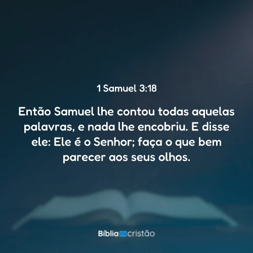1 Samuel 3:18