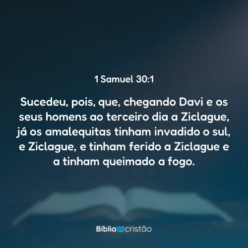 1 Samuel 30:1