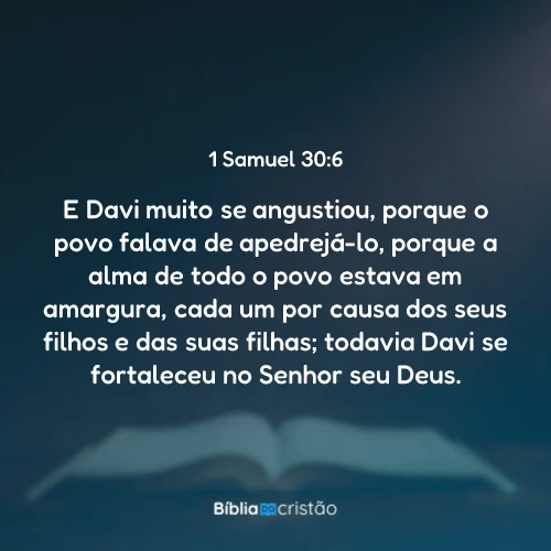 1 Samuel 30:6