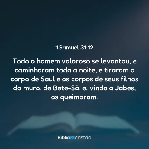 1 Samuel 31:12