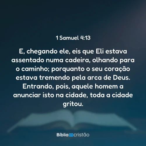 1 Samuel 4:13