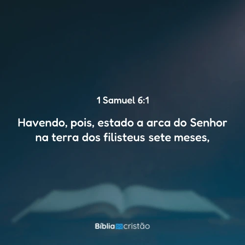 1 Samuel 6:1