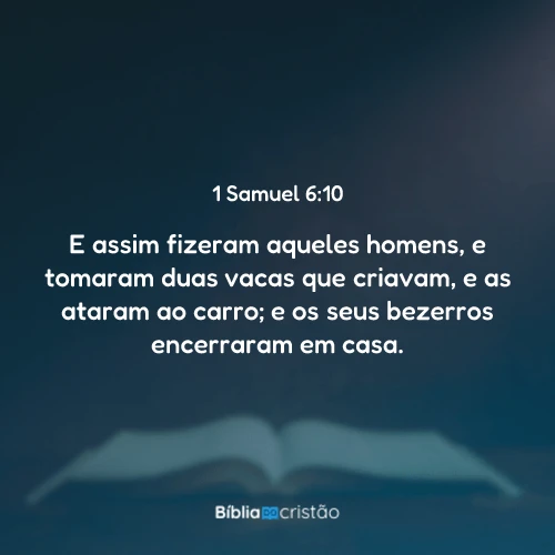 1 Samuel 6:10