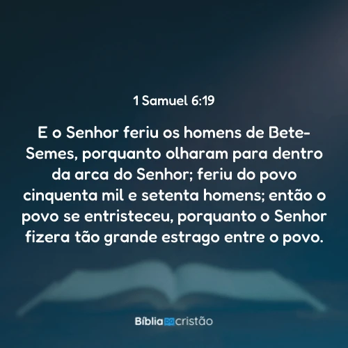 1 Samuel 6:19
