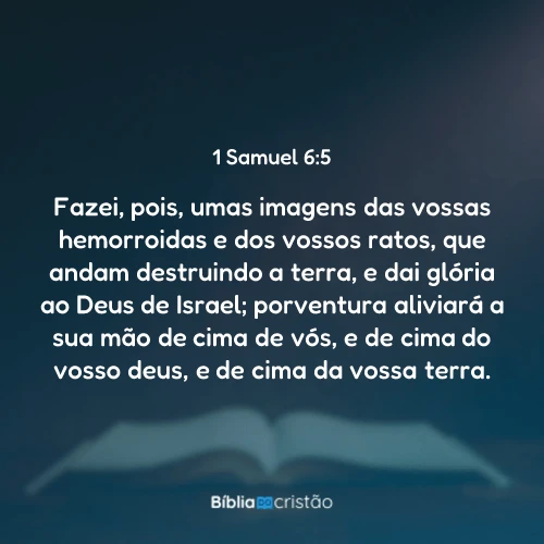 1 Samuel 6:5
