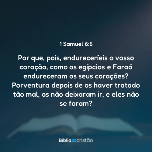 1 Samuel 6:6