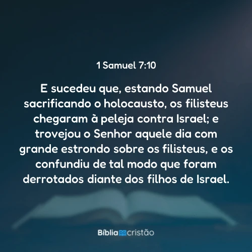 1 Samuel 7:10