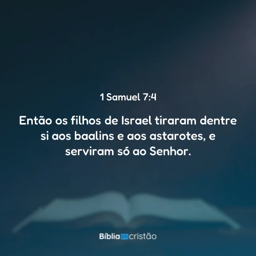 1 Samuel 7:4
