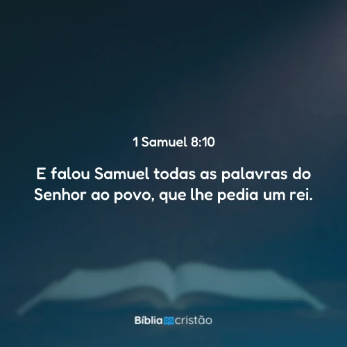 1 Samuel 8:10