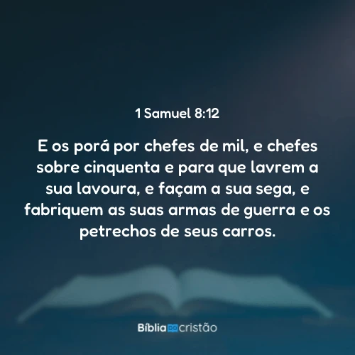 1 Samuel 8:12