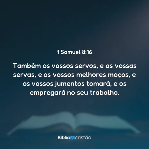 1 Samuel 8:16