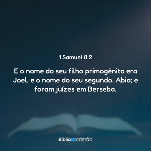 1 Samuel 8:2