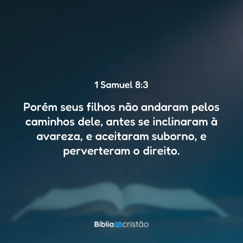 1 Samuel 8:3