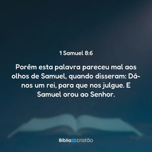 1 Samuel 8:6