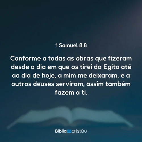 1 Samuel 8:8