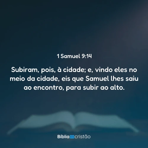 1 Samuel 9:14