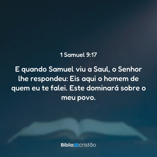 1 Samuel 9:17