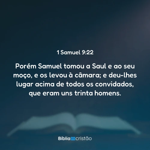 1 Samuel 9:22