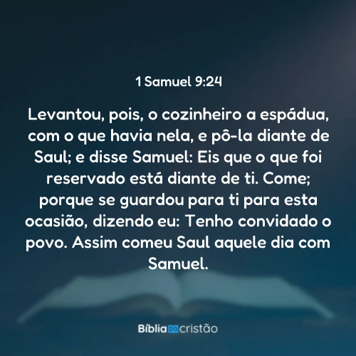 1 Samuel 9:24
