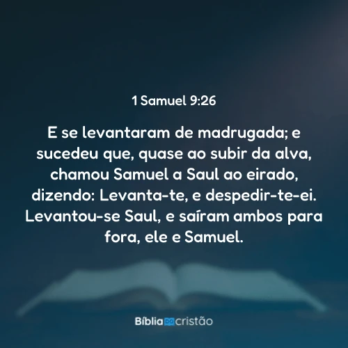 1 Samuel 9:26