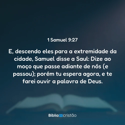 1 Samuel 9:27