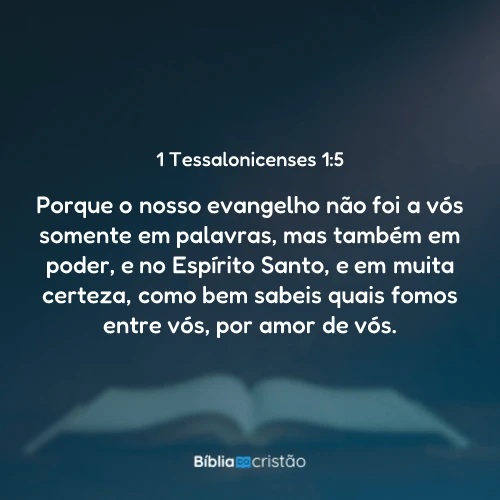 1 Tessalonicenses 1:5