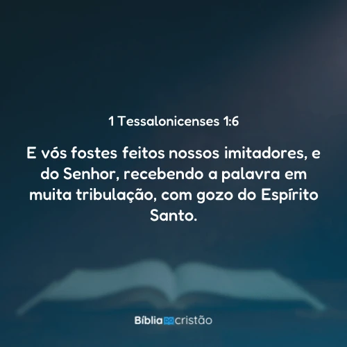 1 Tessalonicenses 1:6