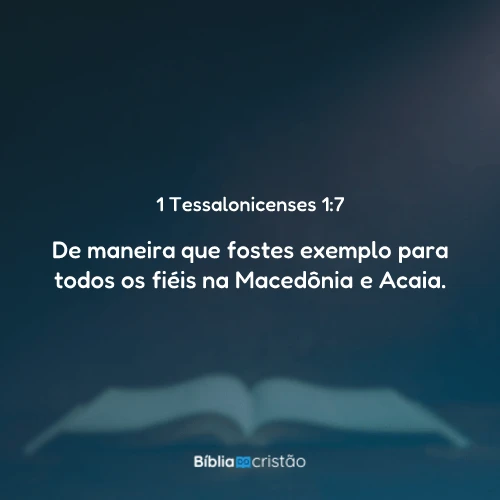 1 Tessalonicenses 1:7